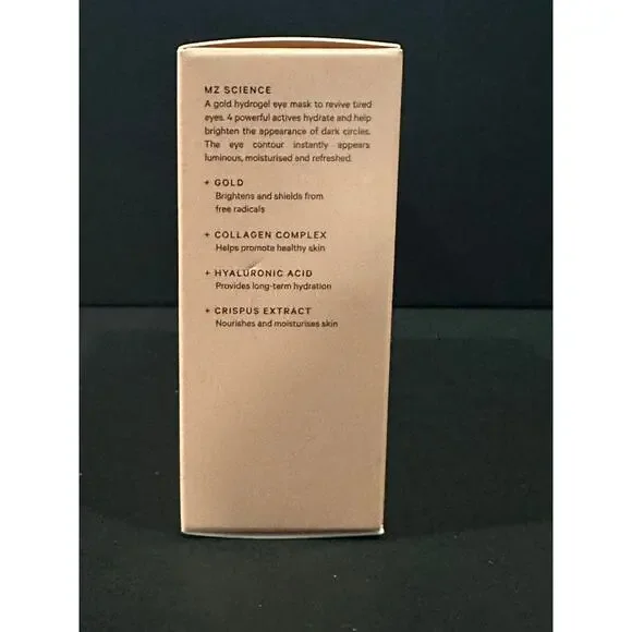MZ SKIN HYDRA-BRIGHT GOLD EYE MASK 5 Brightening & Hydrating Hydrogel Eye Masks